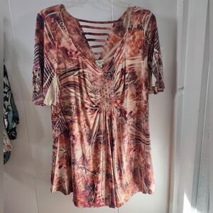 Live and let live  Embellished Tunic